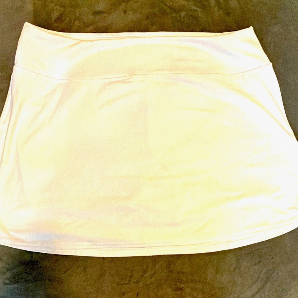 DSG Momentum High-Rise Skort Women's XL White Pull-On Built-In Shorts